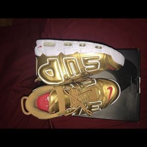 Supreme x Uptempo Metallic Gold